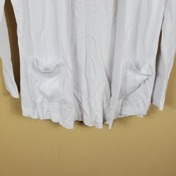 Isaac Mizrahi Liz White Cardigan Women's Size XS - Picture 2 of 9